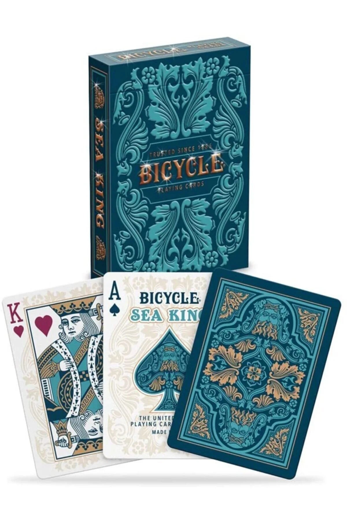 Emerald Sea King Playing Cards Premium Plastic Deck 55 Cards