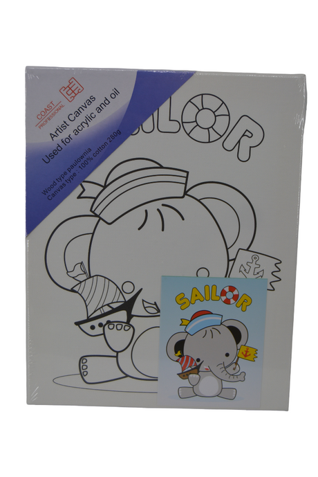 Canvas 20x25 cm Printed (Assorted Designs, Sold as Single)