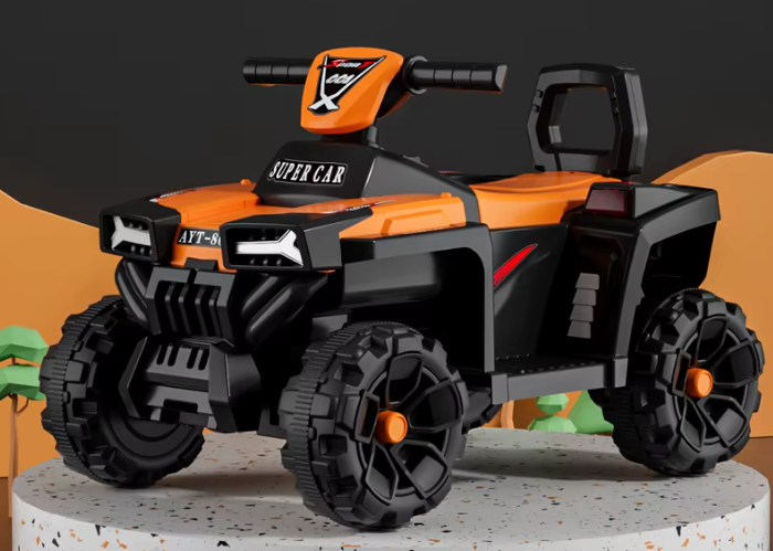 12V Electric Ride-On Car for Kids with Lights & Music – 4 Assorted Models - product view 3