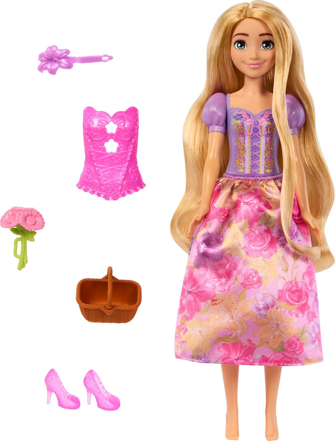 Disney Princess Spin & Reveal Rapunzel Fashion Doll Set