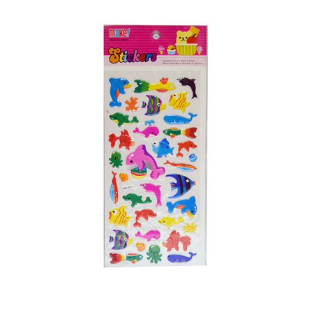 Puffy Stickers Dolphin