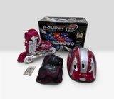 Inline Skate Shoes with Lights – Size 31–34 – 6 Assorted