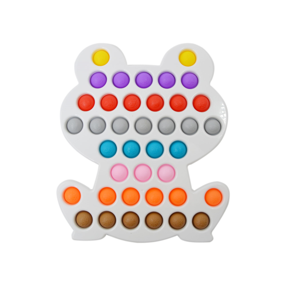 Frog Fidget Pop It Toy 25cm Assorted Colors