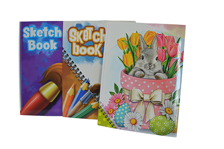 Sketch Book A4 (Assorted Designs, Sold as Single)