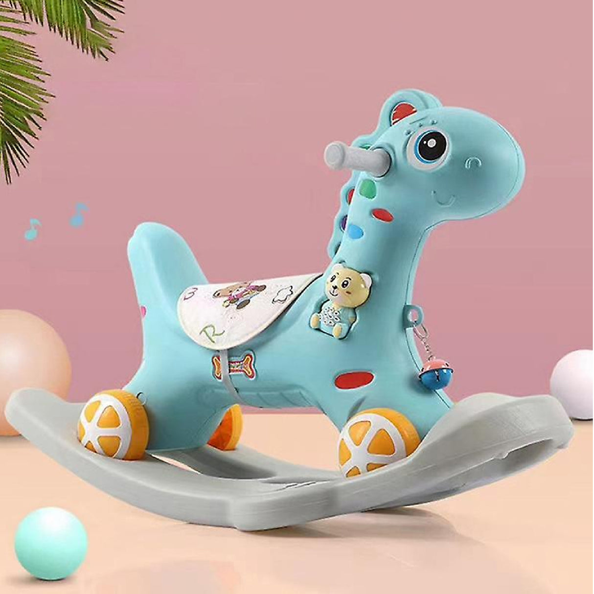 Rocking Horse Push On Plastic