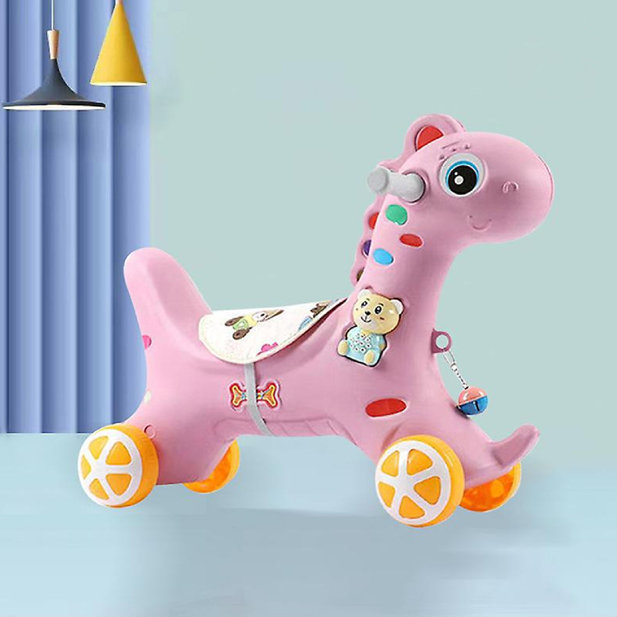 Rocking Horse Push On Plastic