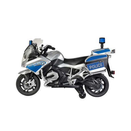 BMW 12V Police Motorcycle - Silver