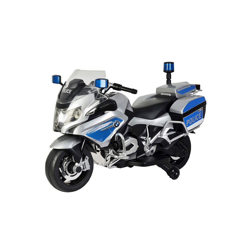 BMW 12V Police Motorcycle - Silver