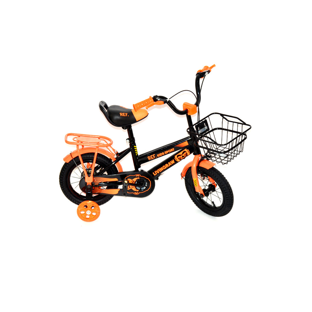 Bicycle with Hand Brake, Basket & Carrier-12 inch