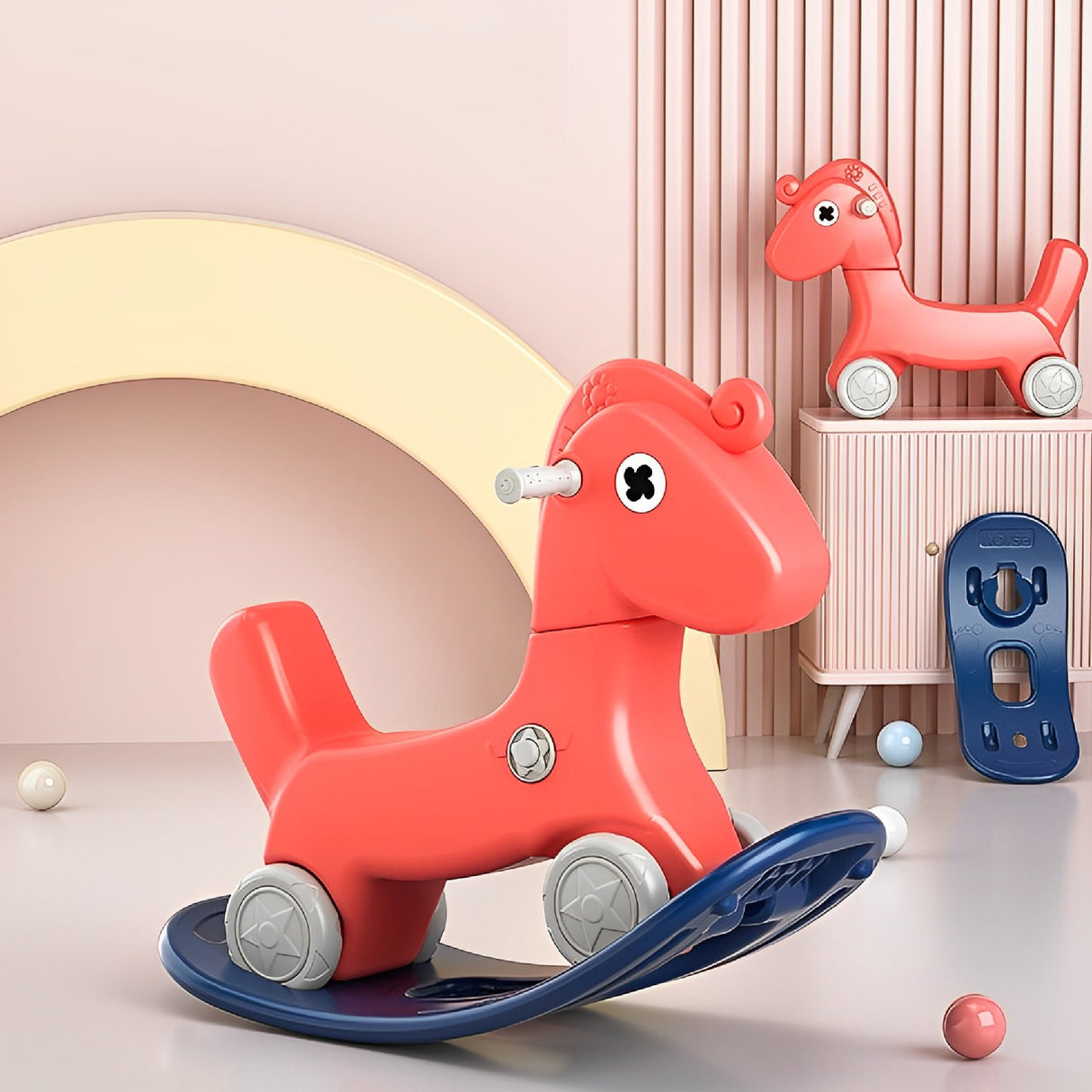 Rocking Multifunctional Horse for Kids