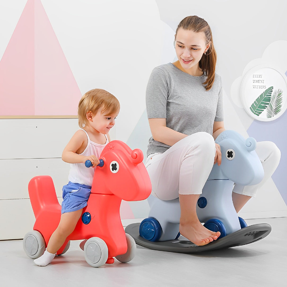 Rocking Multifunctional Horse for Kids