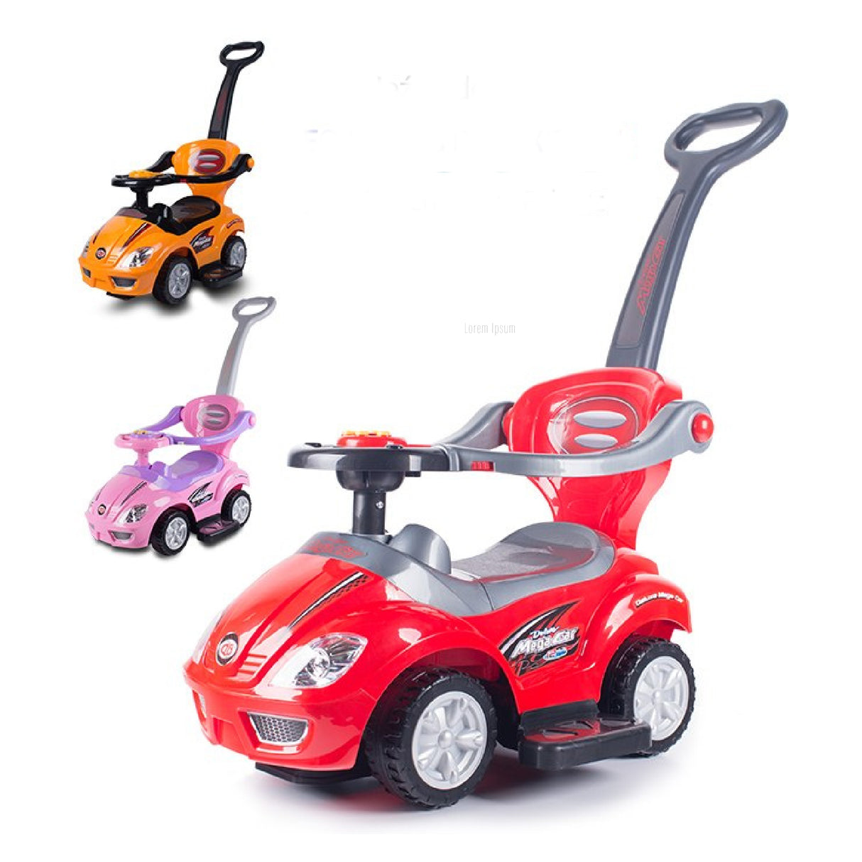 3 IN 1 Activity Ride-On for Boys & Girls