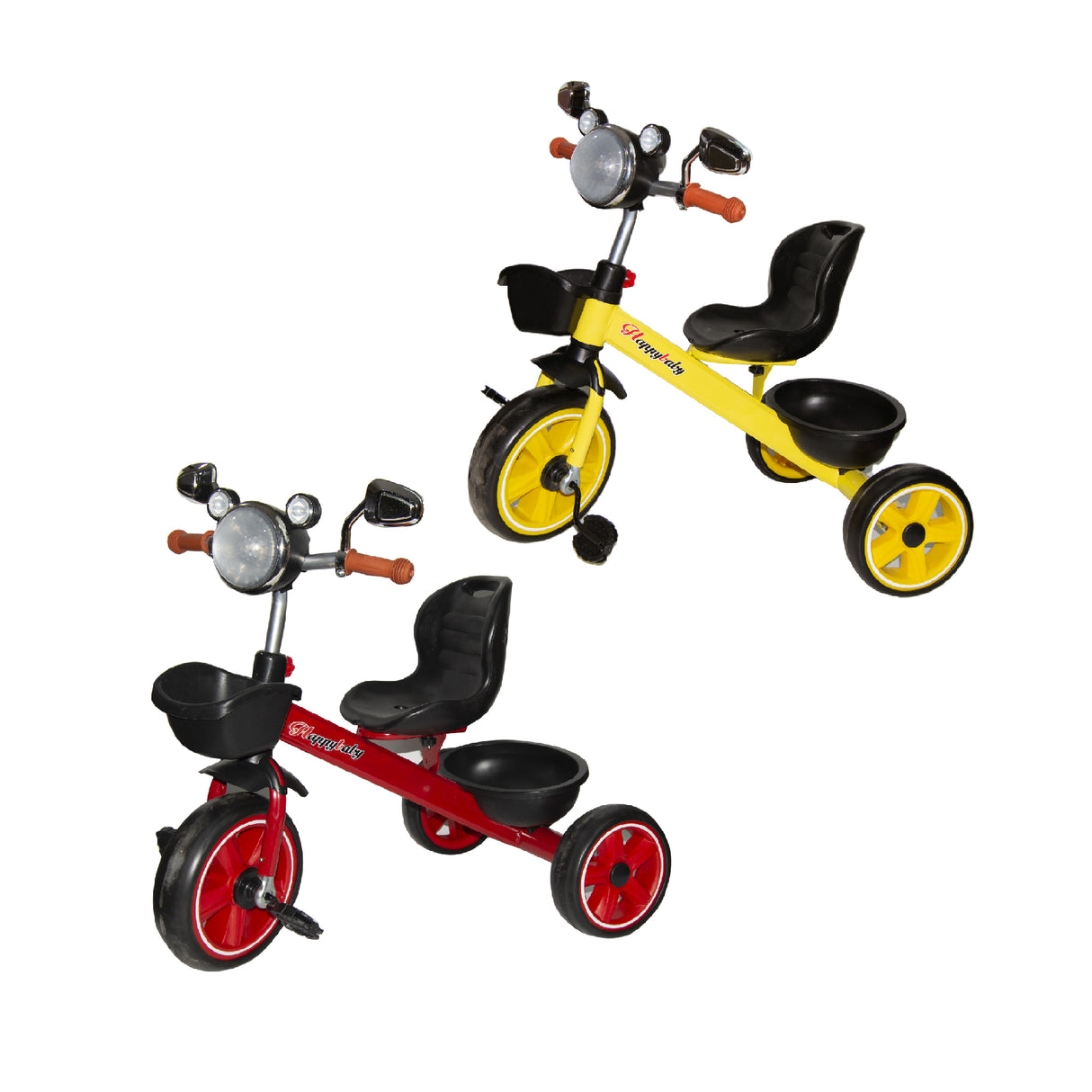 Tricycle for Kids, Dual Storage Basket