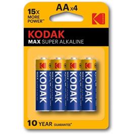 Kodak Max AA × 4 Super Alkaline Battery