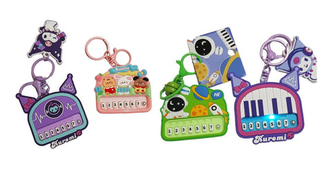 Kuromi Mini Keyboard Keychain Assorted Set of 5