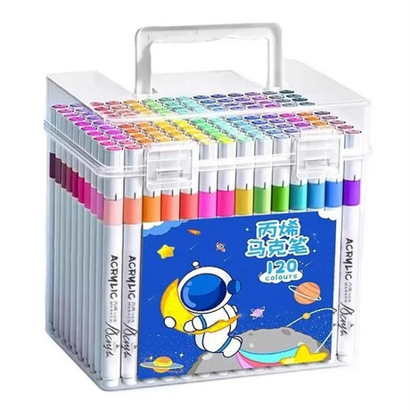 TWIN-TP Markers – 80 Colors Dual Tip Art Marker Set - product image