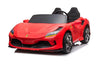 24V Ferrari F8 Style Kids Electric Ride-On Car XXL 2-Seater with leather seats and remote control