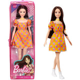 Barbie 12in Fashionista Orange Dress Doll