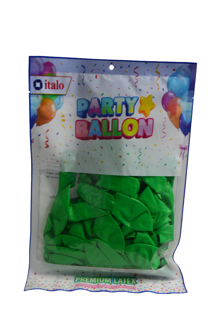 Party Balloons Green 50 Pcs