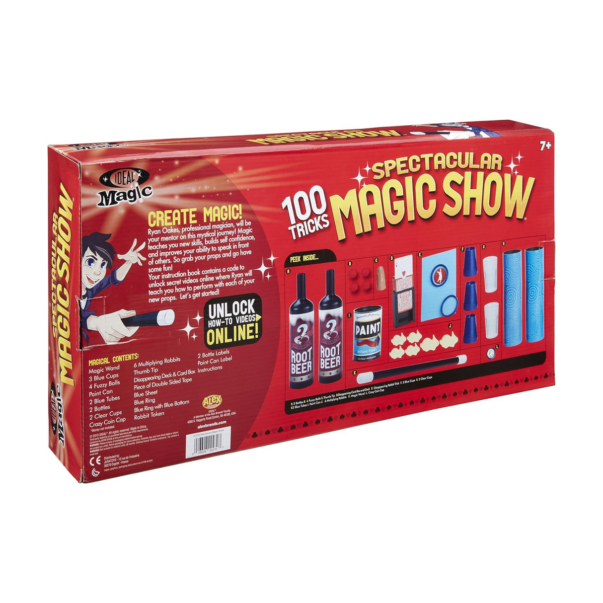 Ideal Spectacular Magic Show Learn To Do 100 Magic Tricks With Dvd New Sealed