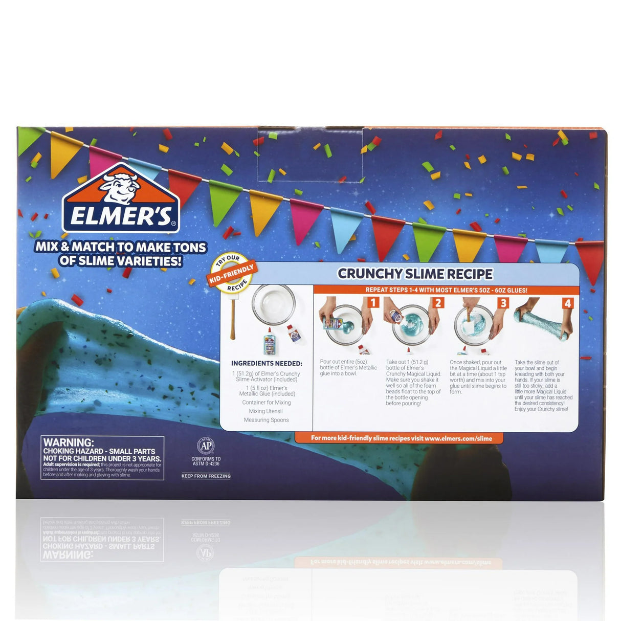 Elmer’s Celebration Slime Kit | Slime Supplies Include Assorted Magical Liquid Slime Activators and Assorted Liquid Glues, 10 Count