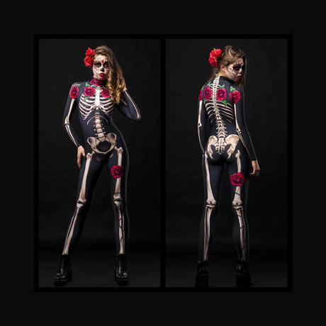 Links to SKELETON COSTUME FOR GIRLS XL by 