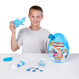 Smashers Mega Jurassic Light Up Ice Age - Roaring Woolly Mammoth Dino Egg with 25+ Slime, Fizz, and Glow Surprises - Assorted
