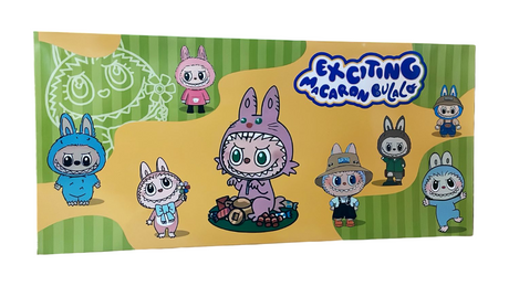 Labubu Plastic Figure 14 pcs (Assorted Designs, Sold as Set)