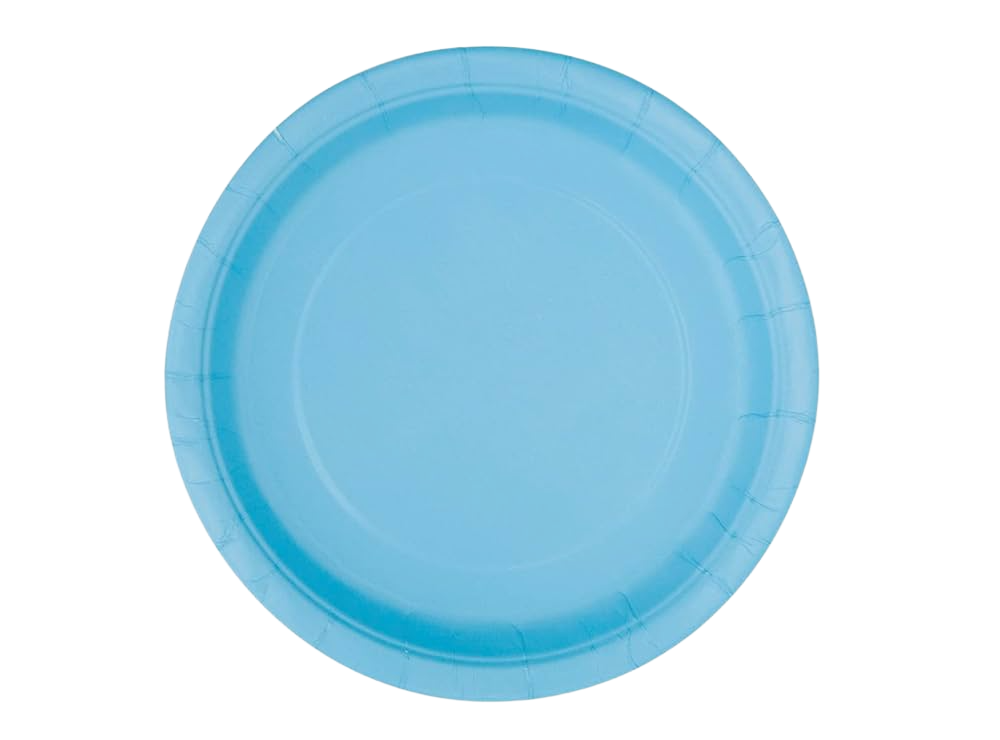 Party Plate 7 Inch Blue (6 pcs)