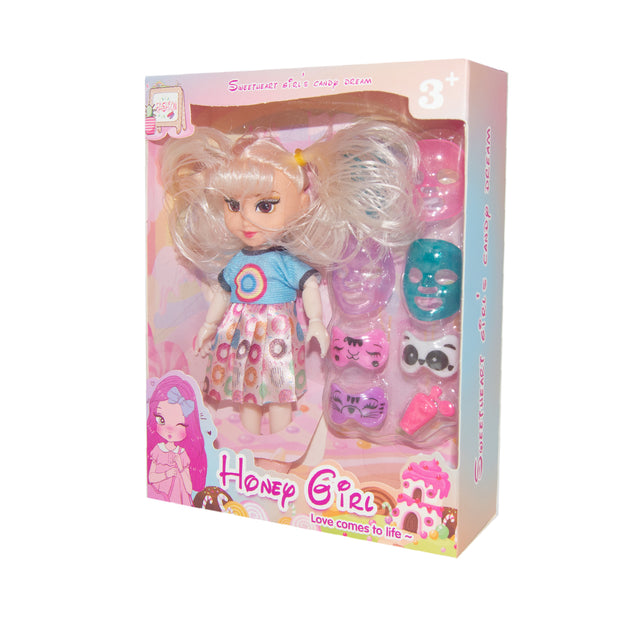 Links to  HONEY GIRL FASHION DOLL SET ASSORTED 6 by 