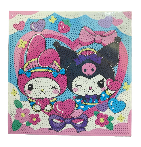 Kuromi Diamond Painting Set 30×30 cm