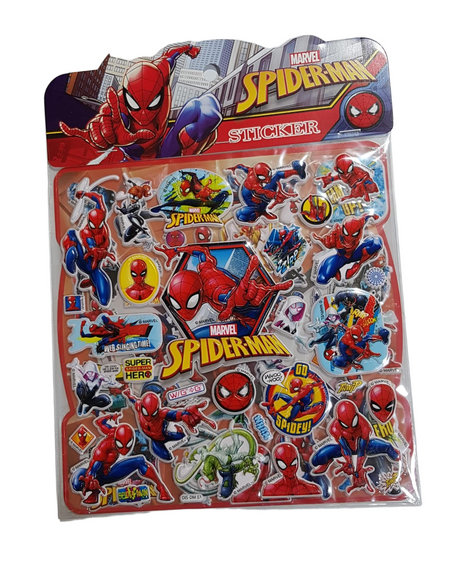 Marvel Spider Man Sticker Double Sheet Assorted Set of 2