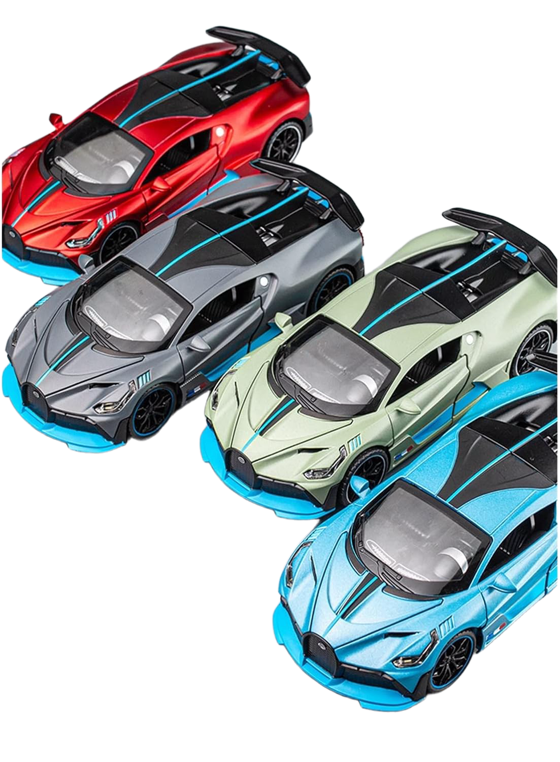 Bugatti Diecast Model 1 18 Scale (Assorted Colors, Sold As Single)