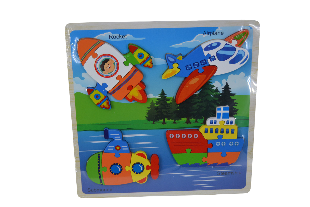 Vehicles Wooden Puzzle for Kids