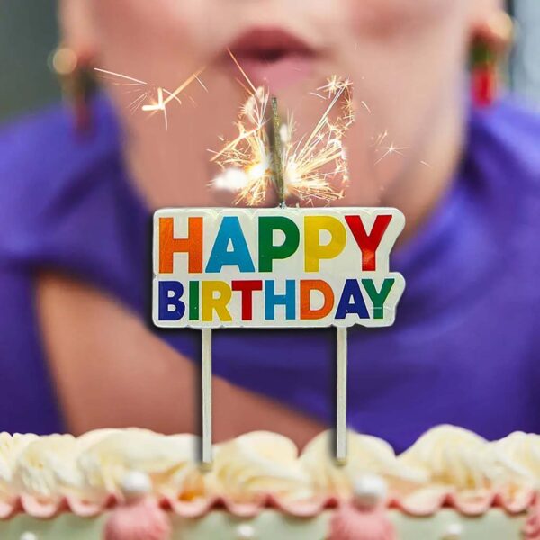 Sparkling Birthday Candle
