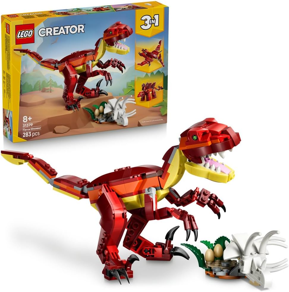 LEGO® Creator 3-in-1 Fierce Dinosaur 31379 Building Set