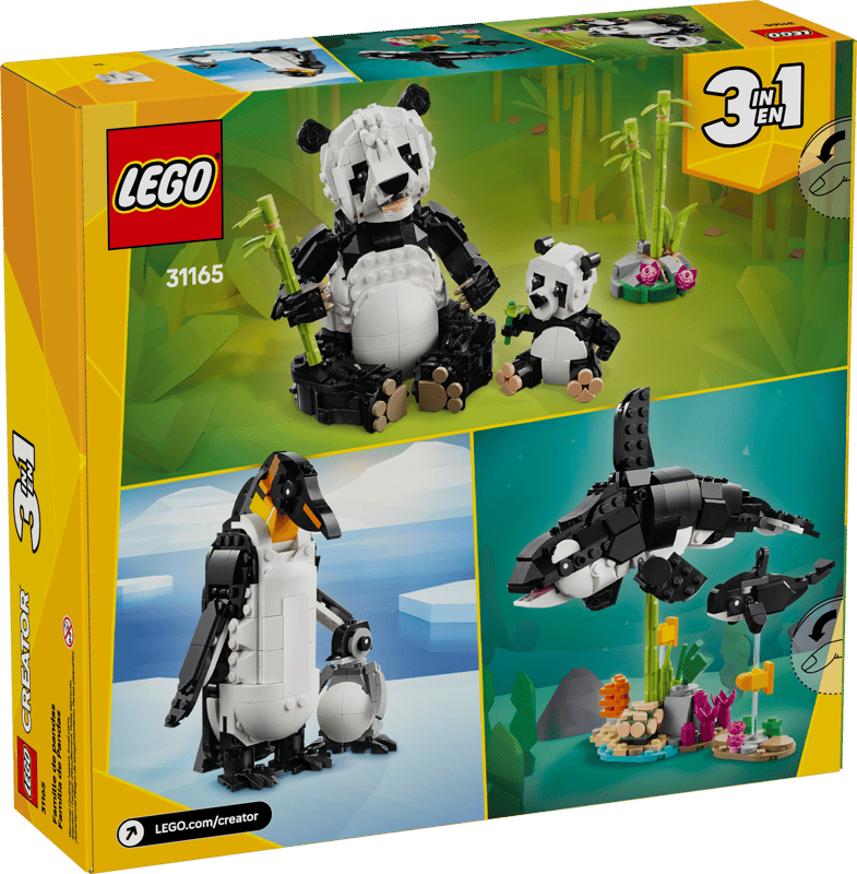 LEGO Panda Family 31165 | 626 Piece Creator 3in1 Set – Funzone