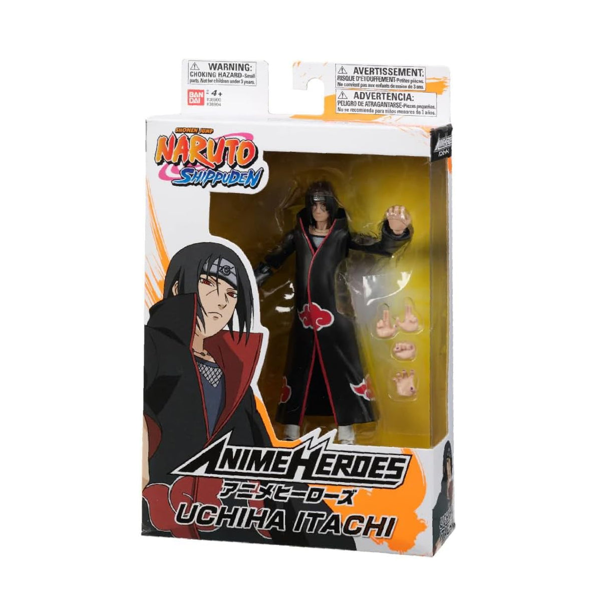 Bandai Anime Heroes - Naruto - Itachi Uchiha Action Figure 6.5"