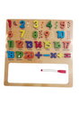 Numbers Wooden Puzzle Set with Pen