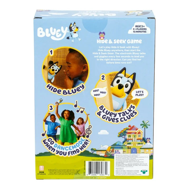 Bluey Hide & Seek Game Hide Bluey and Press Her Nose to Start the Timer to Find Her Ages 3+