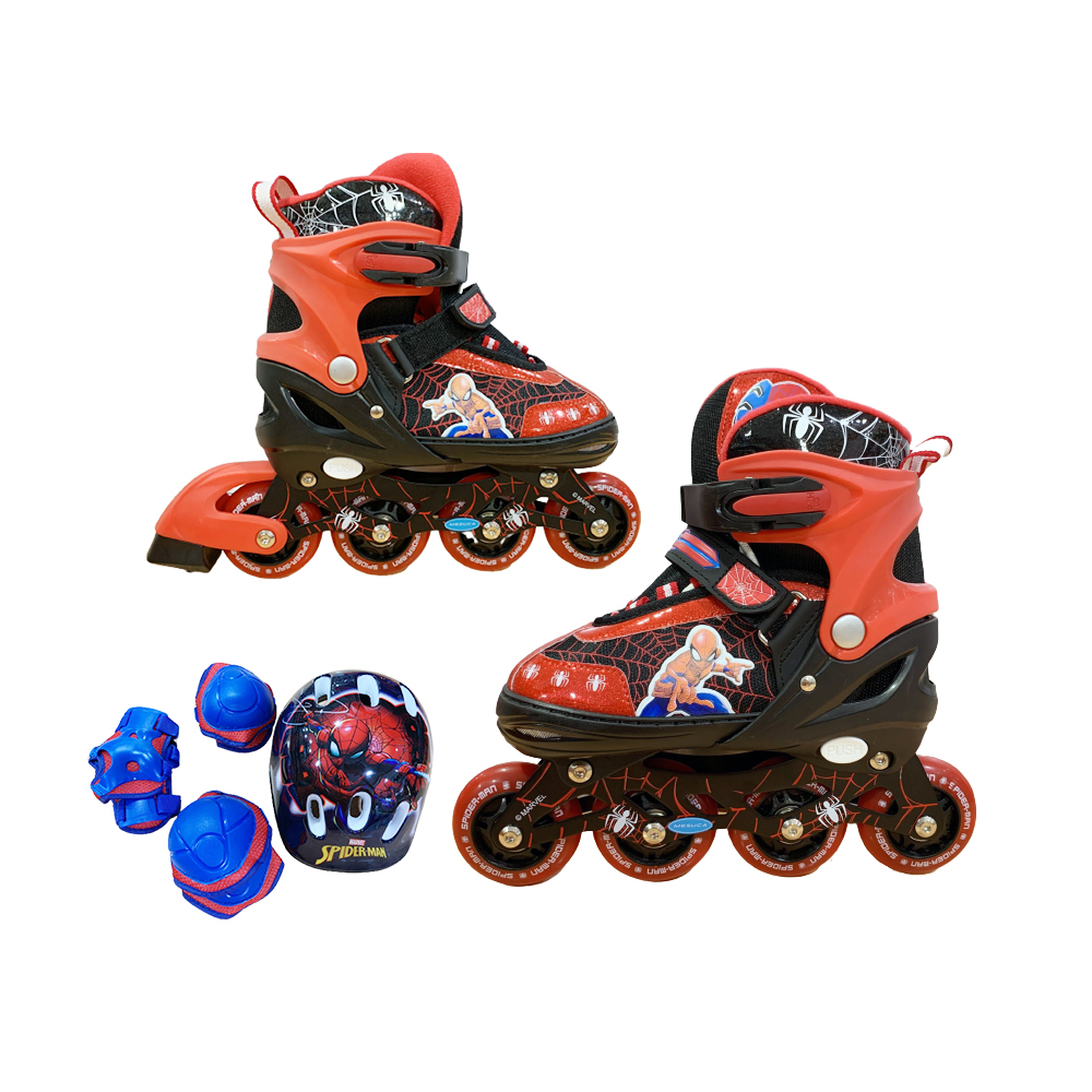 Spider Man/Marvel Inline Skate Combo Set (Size: 35-38)