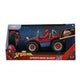 Jada Spider-Man Buggy RC with Non-Removable Spider-Man Figure – 7 Turbo Button Full-Function Remote Control Ages 6+ Red/Blue