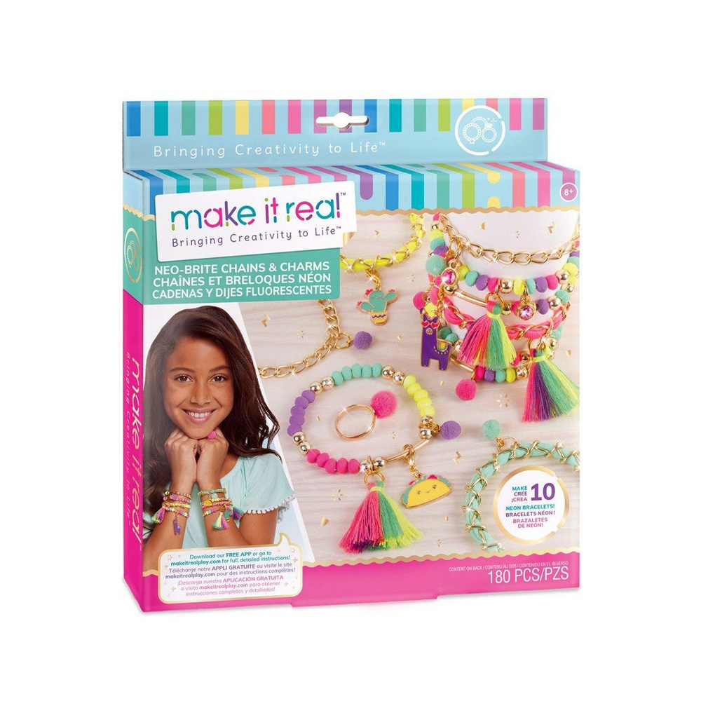 Make It Real Neo-Brite Chains & Charms Kit