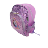 Sparkly Purple Glitter School Bag for Kids – Frozen Theme Backpack with Elsa & Anna