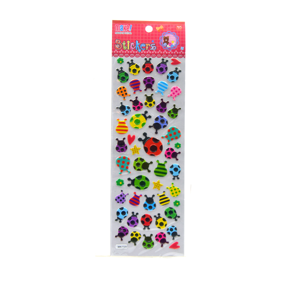 Beetle Puffy Stickers