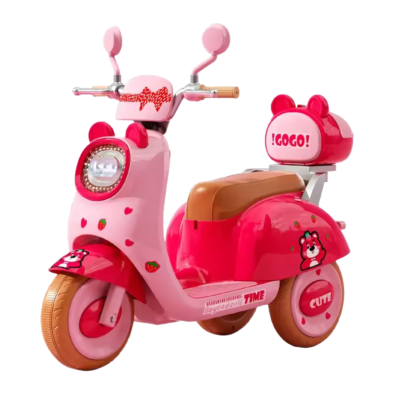 Pink Vespa Scooter Battery Powered Ride-On