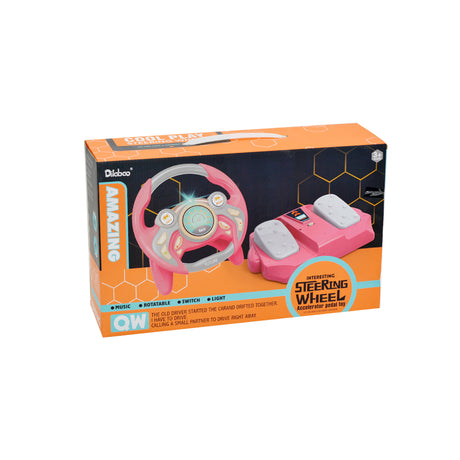 Steering Wheel With Pedal Toy