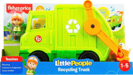 Fisher Price Little People Recycling Truck Musical Garbage V