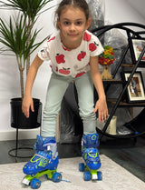 Butterfly Wing Roller Skates Small with Flashing Wheels