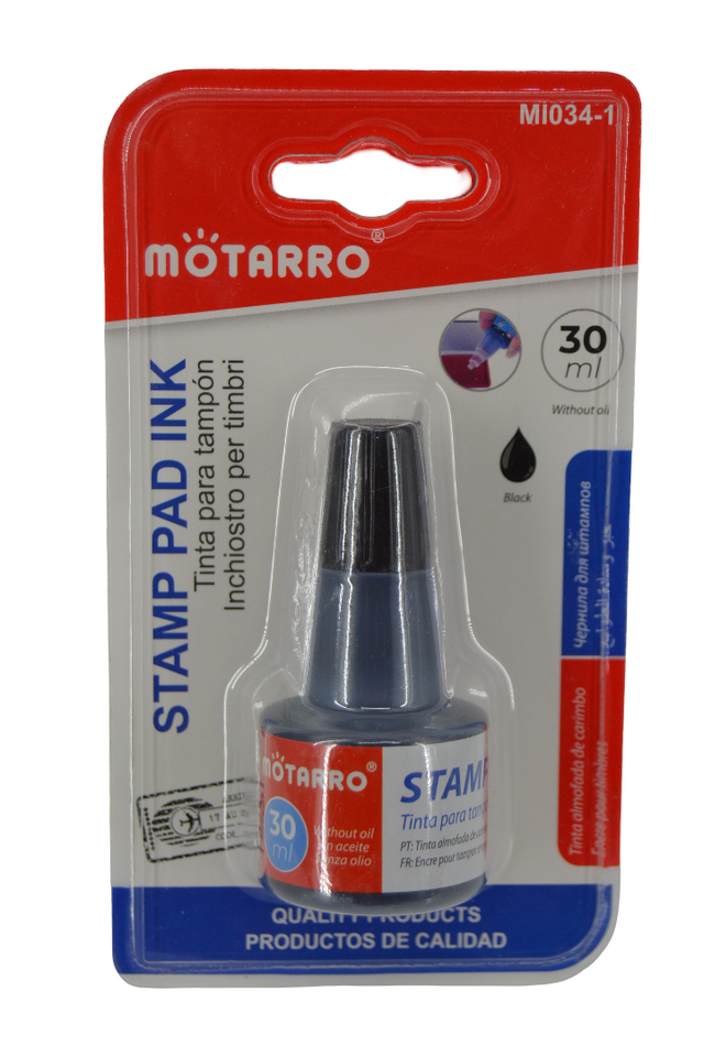 Motarro Stamp Pad Ink – Black